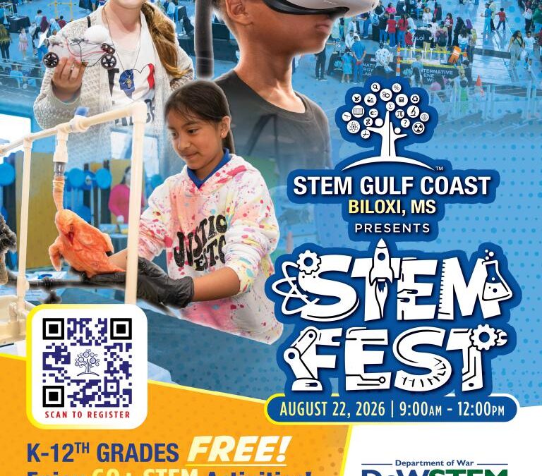 STEM Gulf Coast to Host STEM Fest in Gulfport on August 22, 2026 Offering Hands-On STEM Experiences