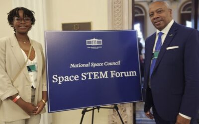 SGA Founder Dr. Calvin Mackie Attends White House Space Stem Forum With Amazing New Orleans 9th Grader On Path to Becoming an Astrophysicist