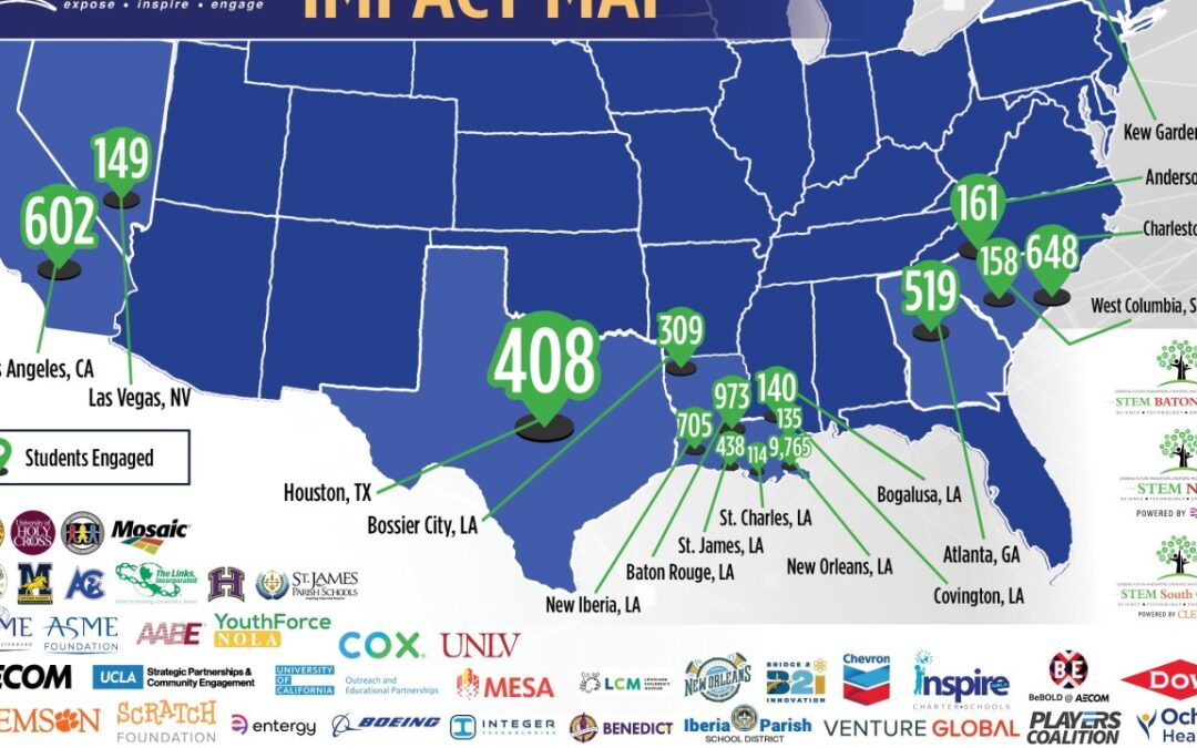 STEM NOLA | STEM Global Action engaged 19K K-12th graders in first half of 2025