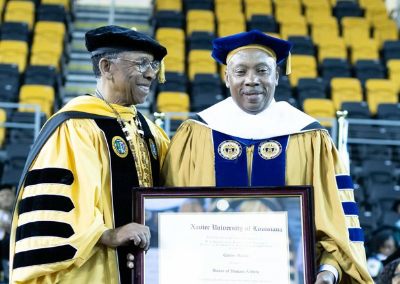 Dr. Calvin Mackie Delivers Powerful Commencement Address at Xavier University, Receives Honorary Doctorate