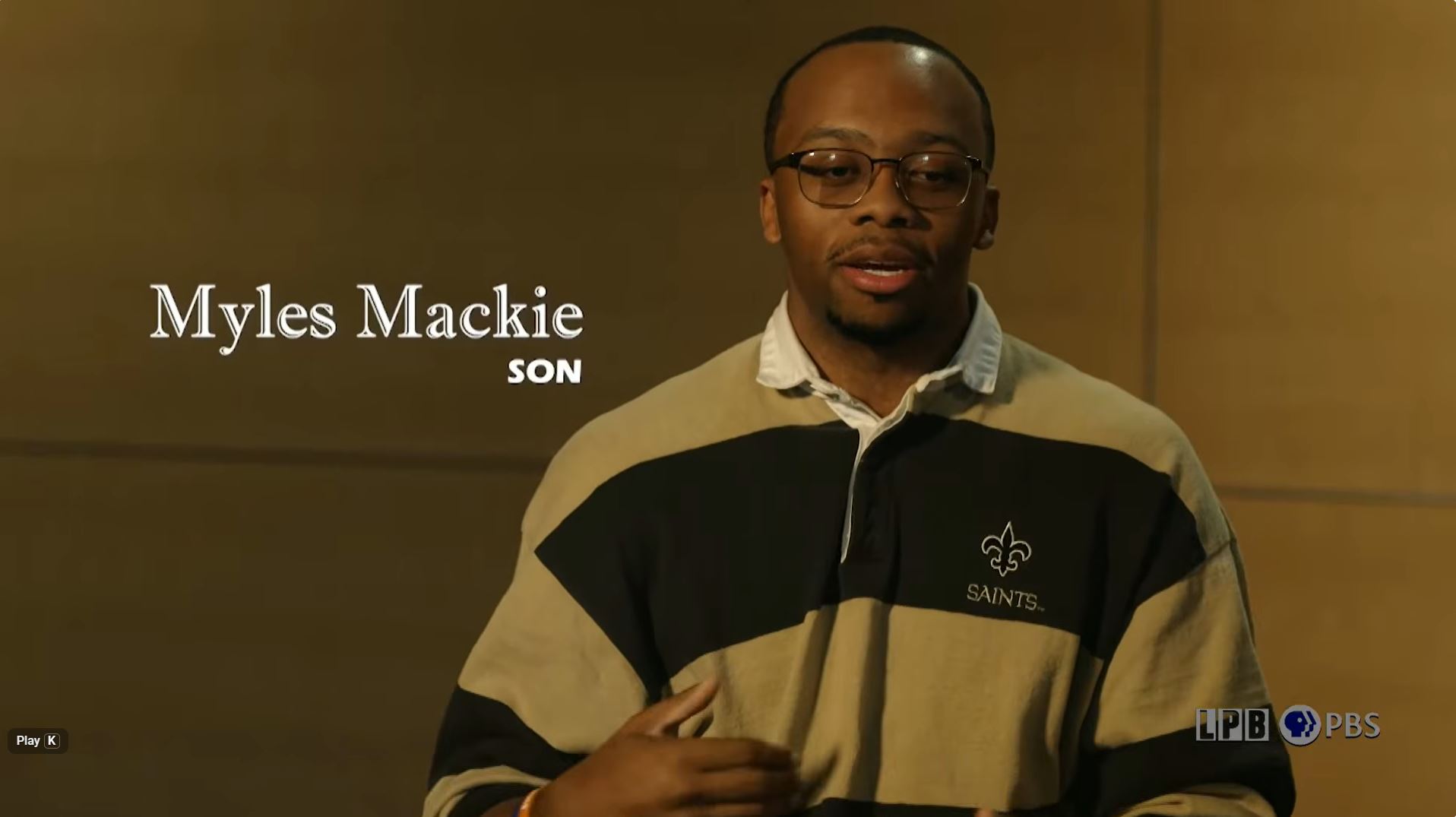 Calvin Mackie was named a 2026 Louisiana Legend by the Friends of Louisiana Public Broadcasting - MIles Mackie